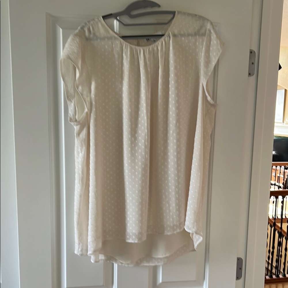 DR2 Cream Polka Dot Blouse